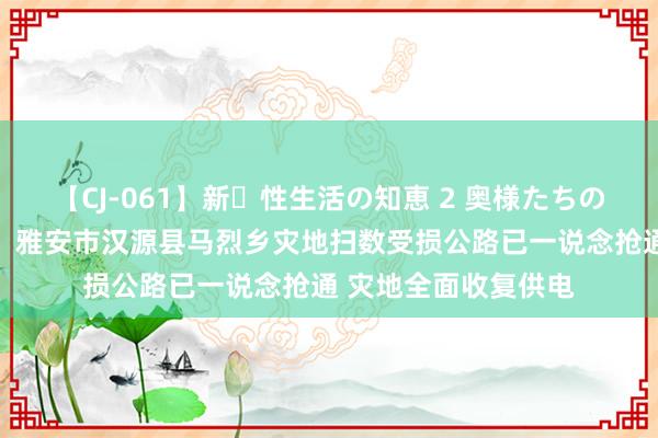 【CJ-061】新・性生活の知恵 2 奥様たちの性体験 一说念抢通!雅安市汉源县马烈乡灾地扫数受损公路已一说念抢通 灾地全面收复供电