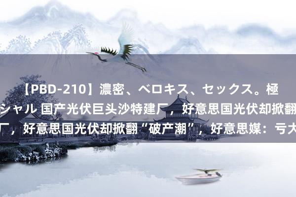 【PBD-210】濃密、ベロキス、セックス。極上接吻性交 8時間スペシャル 国产光伏巨头沙特建厂,好意思国光伏却掀翻“破产潮”,好意思媒:亏大了