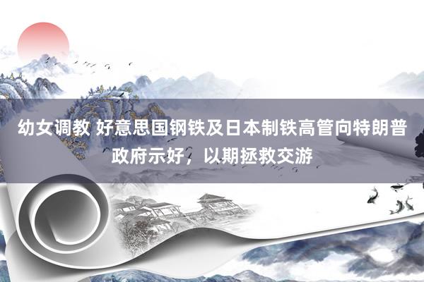 幼女调教 好意思国钢铁及日本制铁高管向特朗普政府示好，以期拯救交游